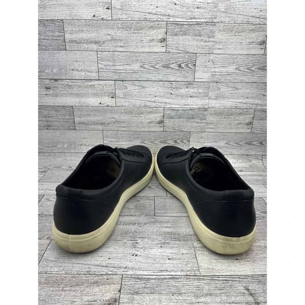 ECCO Soft 7 Sneakers Black Leather Lace Up Men's EU 43 US 9-9.5‎ Casual Comfort